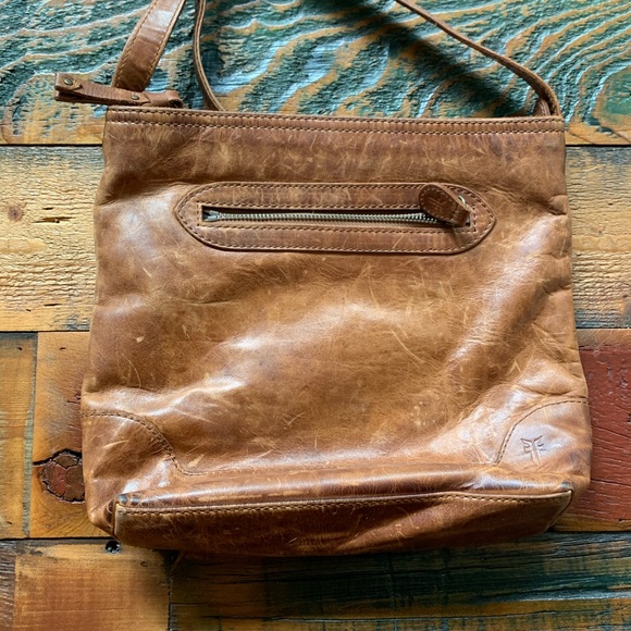 Frye Genuine Leather Crossbody Purse - Picture 5 of 6